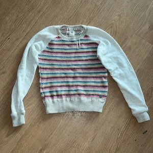 Roxy rainbow crew neck sweatshirt